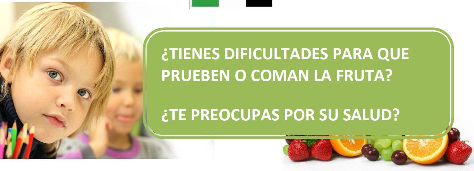 Cartel del taller de consumo de frutas y hortalizas